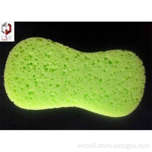 Yellow Kitchen Washing Sponge Foam With Pore For Household